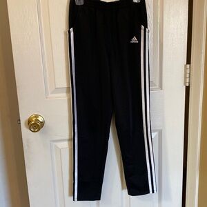 Boys, black, adidas pants. Boys M 10/12.